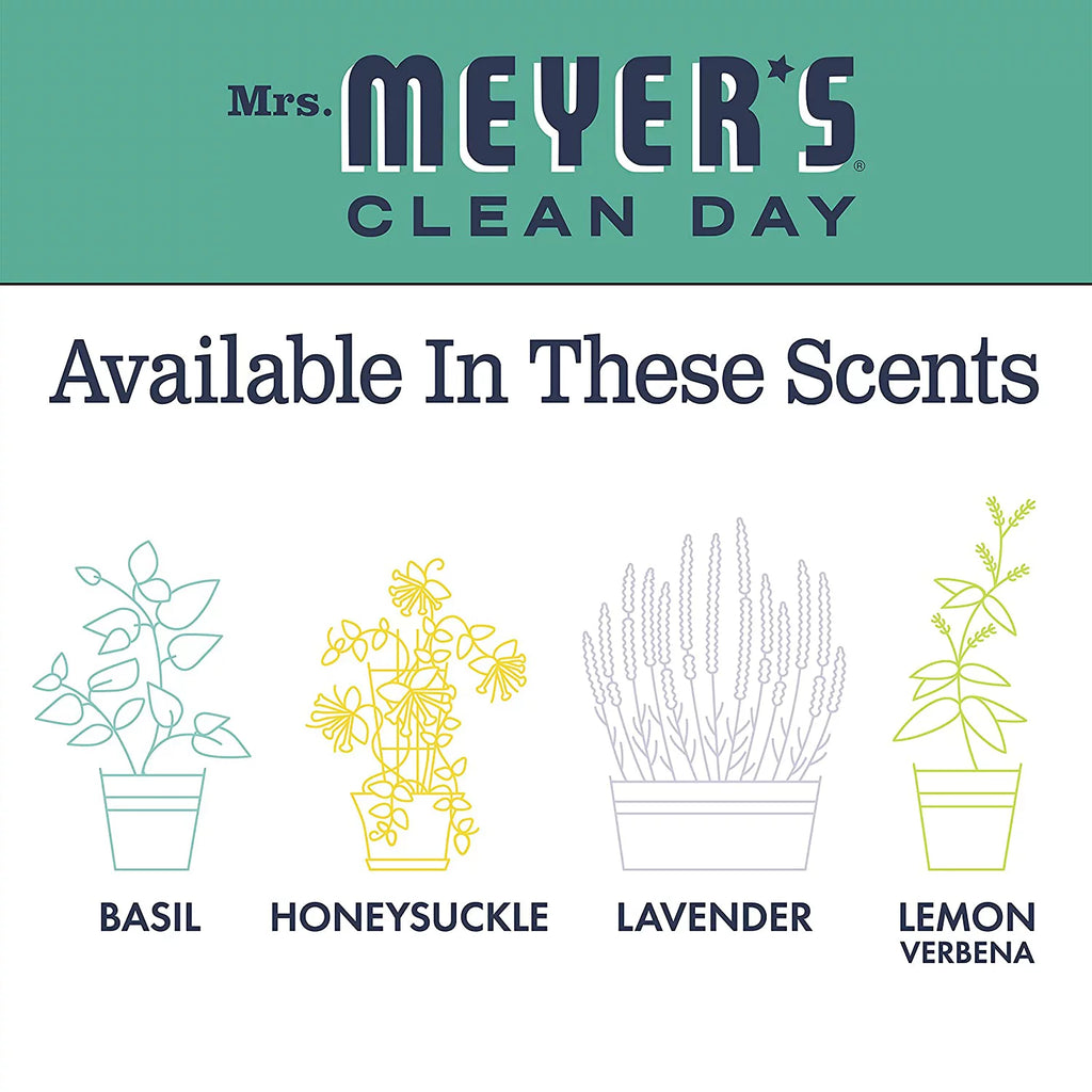 Basil Scented Body Wash with Essential Oils, 16 Fl Oz, 6 Bottles O5750