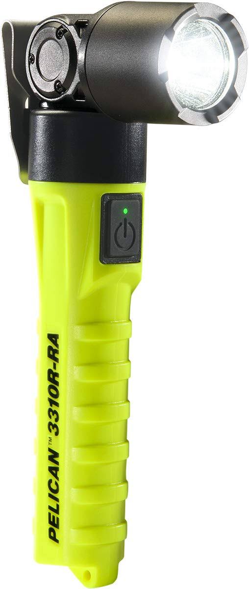 Pelican 3310R-RA Right-Angle Rechargeable Flashlight (Yellow)