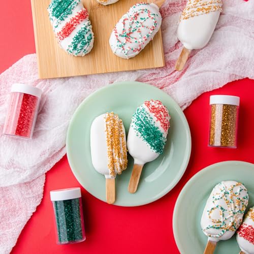 Sweets Indeed Christmas Sprinkles Mix 10.9 oz Holiday Blend O12924