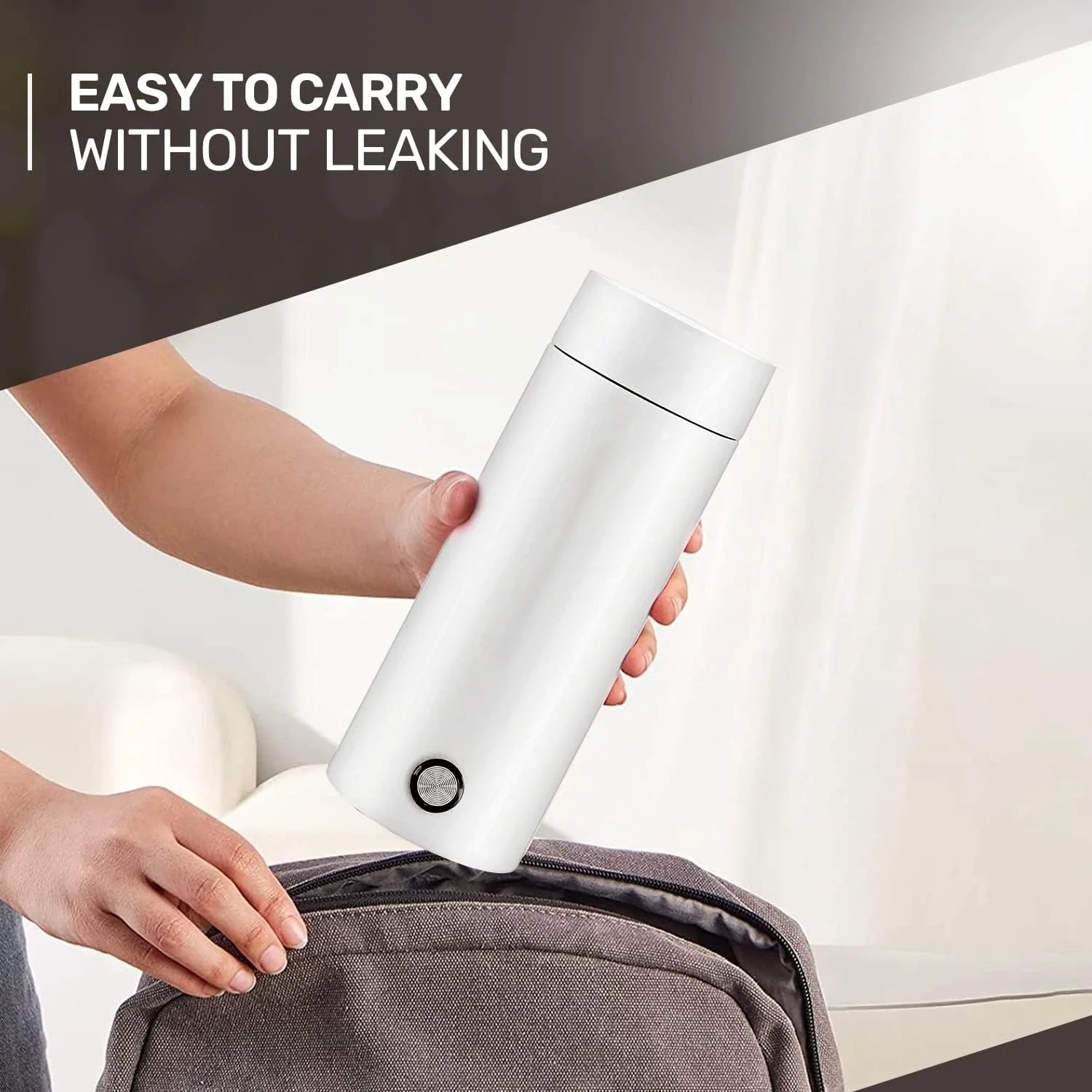 300ml Portable Electric Kettle Stainless Steel Travel M603965