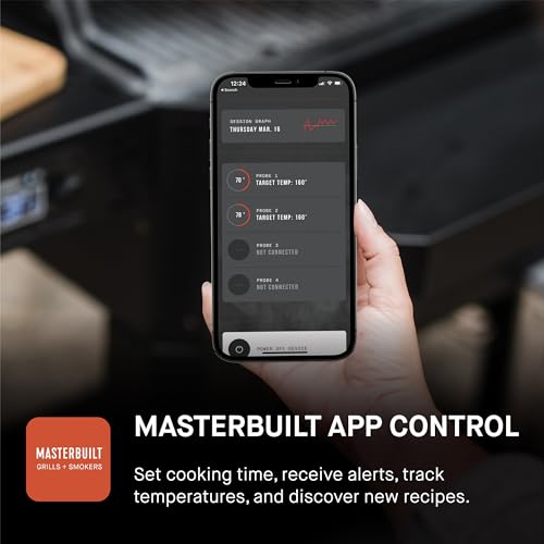 Masterbuilt Gravity Series 800 Digital Charcoal Grill and Smoker, Black M23582