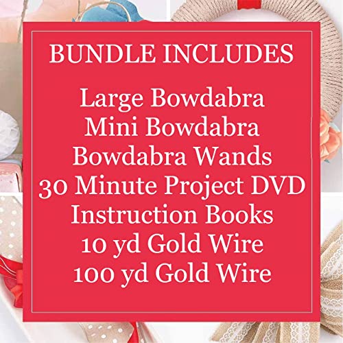 Bowdabra Bow Maker with Mini Bowdabra and Gold Bow Wire M782960