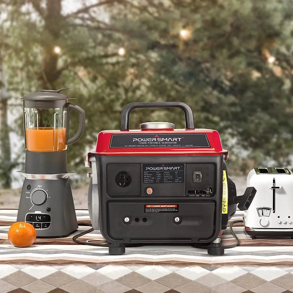 PowerSmart 1200W Portable Inverter Generator, Gas Powered J750984