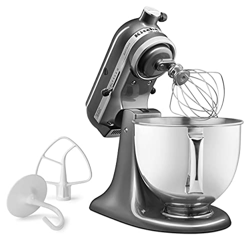 KitchenAid KSM150PSTG Artisan 5-Qt Stand Mixer with Pouring Shield, Tangerine T7346