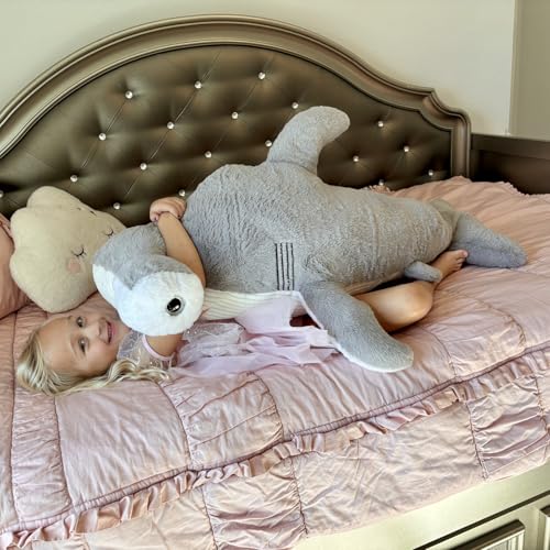 Tezituor 51 inch Giant Whale Shark Stuffed Animal Plush Pillow M152089