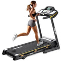 Treadmills Exercise Equipment for Running, Smart Digital Folding Treadmill with MP3 and Audio Auxiliary Port, 3 Modes, 12 Preset