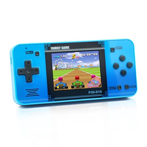 Handheld Game for Kids, 220 Retro Games, Portable Player with 3" LCD Screen (Red) B26599