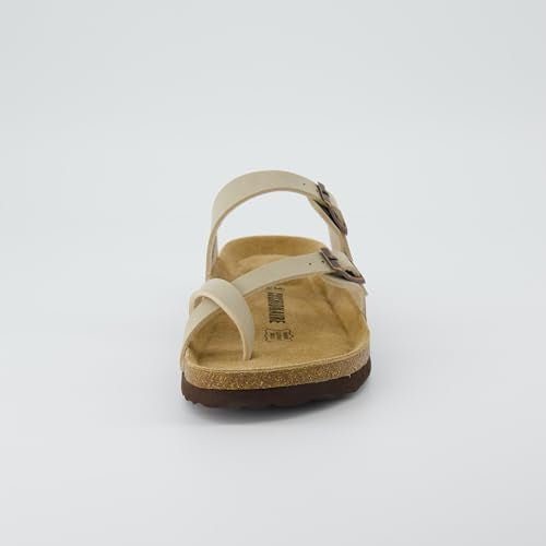 CUSHIONAIRE Women's Luna Cork Footbed Sandal I795