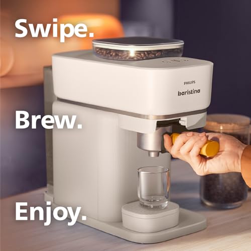 Philips Baristina Espresso Machine, Compact, 16 Bar Pump Pressure, Black B155