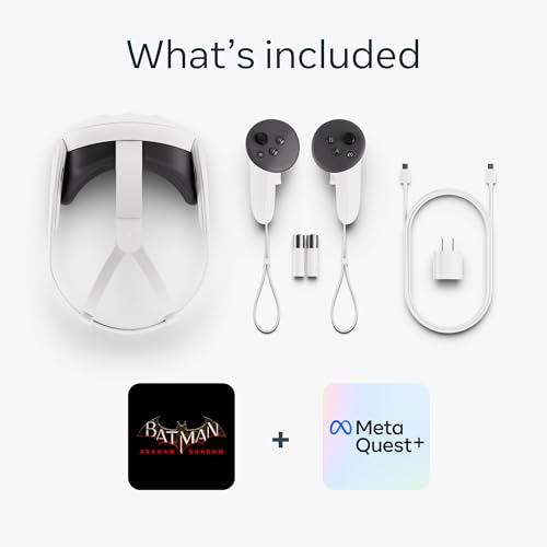 Meta Quest 3 512GB with Batman: Arkham Shadow and 3-Month Meta Quest+ Trial E64343