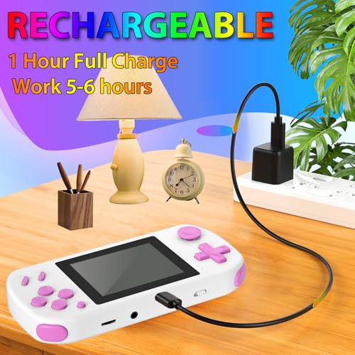 Handheld Games for Kids with 218 Built-in Games, 3.0" HD Screen, Blue G103188