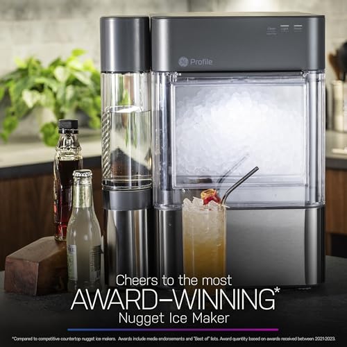 GE Profile Opal 2.0 XL Countertop Nugget Ice Maker with 1 Gallon Tank, Stainless Steel H810