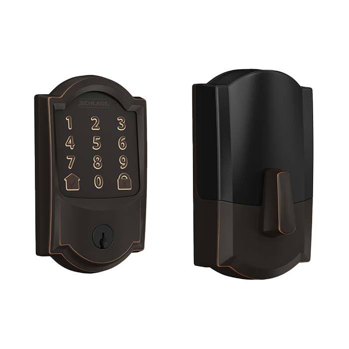 Schlage Encode Deadbolt Smart Lock WiFi Touchscreen Keypad Bright Chrome S825557
