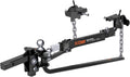 CURT 17063 Round Bar Weight Distribution Hitch with Integrated Lubrication and Sway Control, Up to 14K, 2-In Shank, 2-5/16-Inch Ball , Black