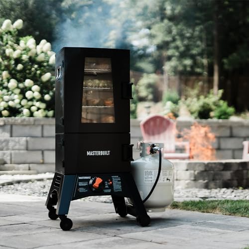Masterbuilt 40-inch ThermoTemp Propane Vertical Smoker, Black X913427