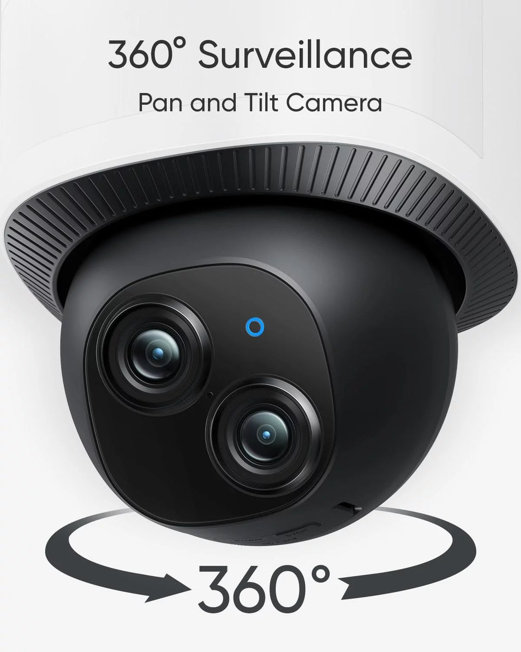 eufy Security Floodlight Camera E340, Wired, 3K+2K Dual Camera, 360° Pan/Tilt K220