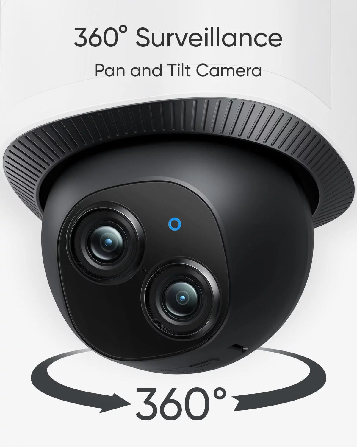 eufy Security Floodlight Camera E340, Wired, 3K+2K Dual Camera, 360° Pan/Tilt K220