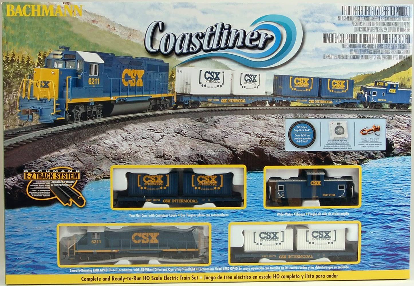 Bachmann Trains Coastliner HO Scale Electric Train Set R606258