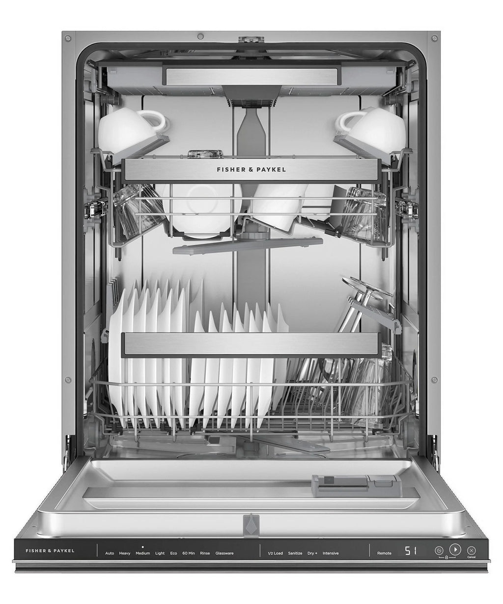 Fisher Paykel Integrated Tall Dishwasher, Panel Ready, 8 Wash Cycles V421