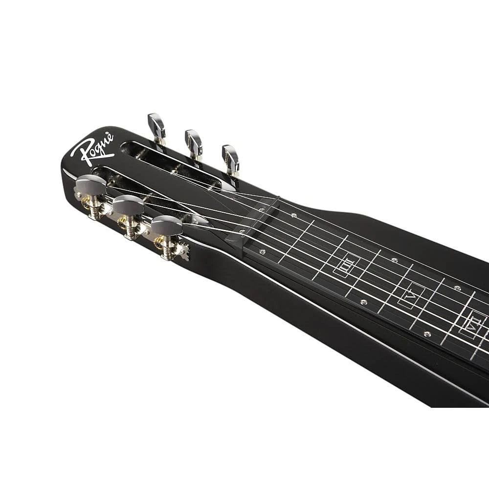 RLS-1 Lap Steel Guitar with Stand and Gig Bag, Metallic Black Y36822