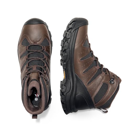 NORTIV 8 Men's Mid Hiking Boots Waterproof Outdoor Trekking Shoes C306805