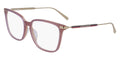 Longchamp LO2661 Full Rim Rectangle Rose Eyeglasses