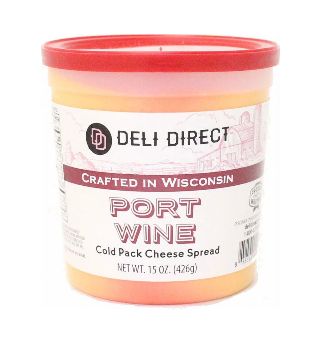 Deli Direct Wisconsin Port Wine Cheese Spread 45 oz K505