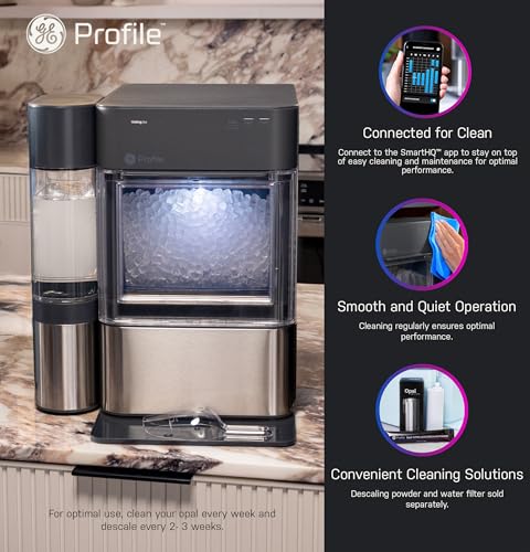 GE Profile Opal 2.0 XL Countertop Nugget Ice Maker with 1 Gallon Tank, Stainless Steel A2624
