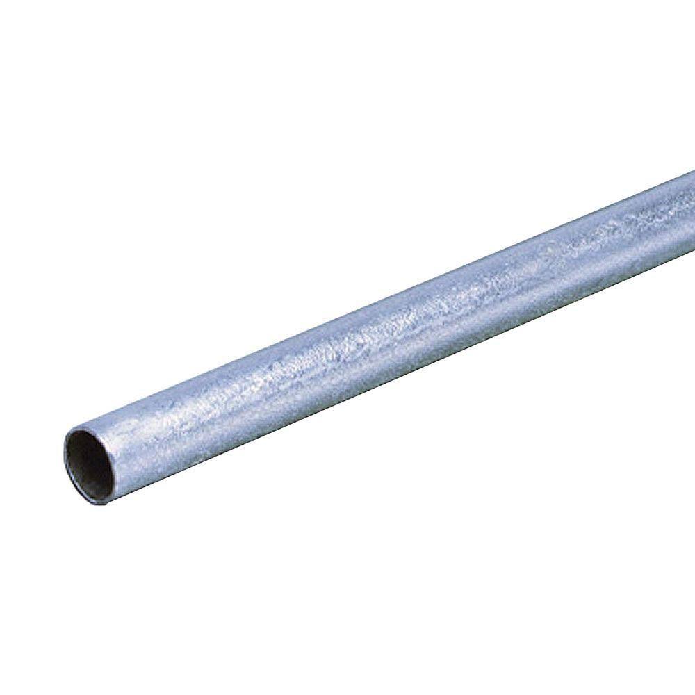1-1/2x22 x 10 ft EMT Conduit Color Silver, Galvanized Steel Electrical Metallic Tubing