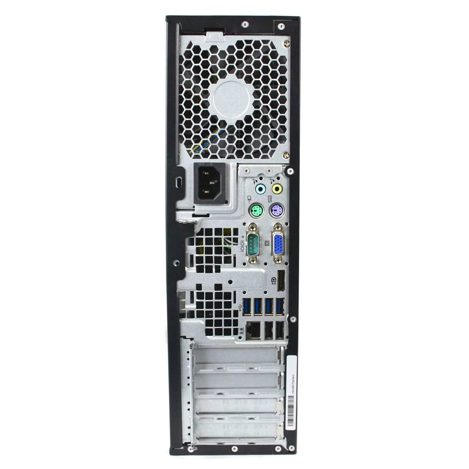 HP Desktop Tower Computer, Intel Core i5, 8GB RAM, 120GB SSD, Windows 10, Black (Refurbished) Z542367