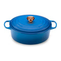 Le Creuset Signature 8-quart Oval Dutch Oven with Copper Knob - Enameled Cast Iron (Marseille)