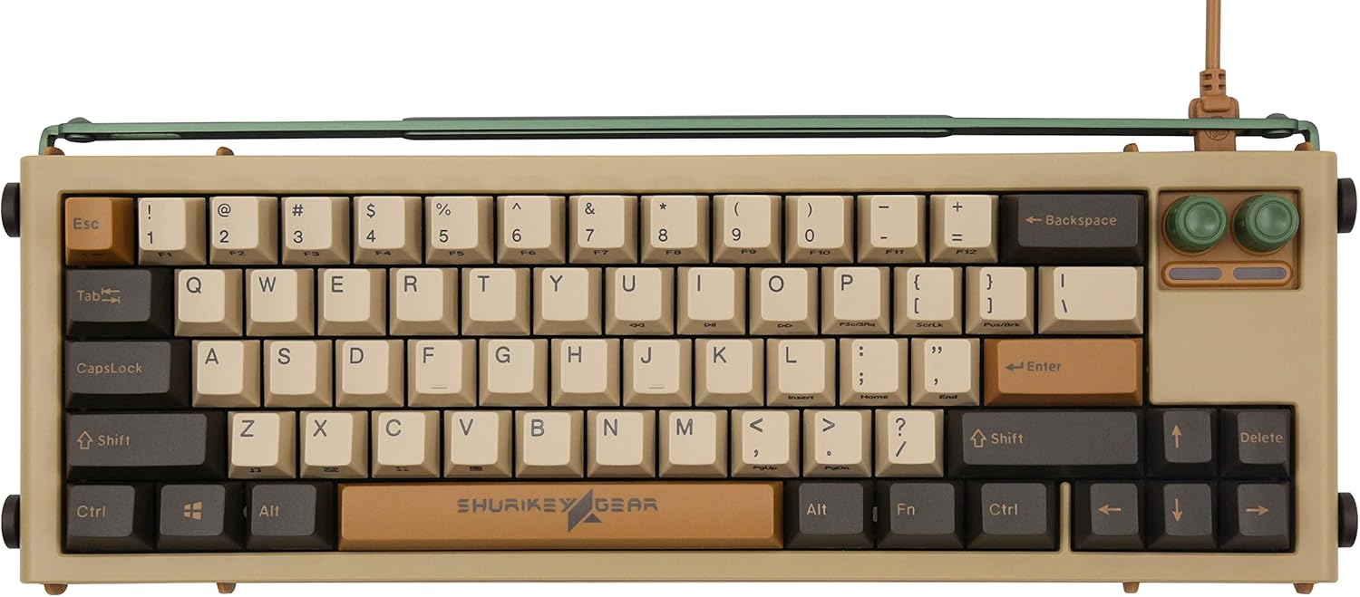 Shurikey Hanzo 001 65% Wireless Mechanical Gaming Keyboard with Varmilo EC V2 Moxa Switch T519099
