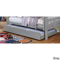 Furniture of America Pice Modern Twin Solid Wood Pull-Out Trundle, Gray