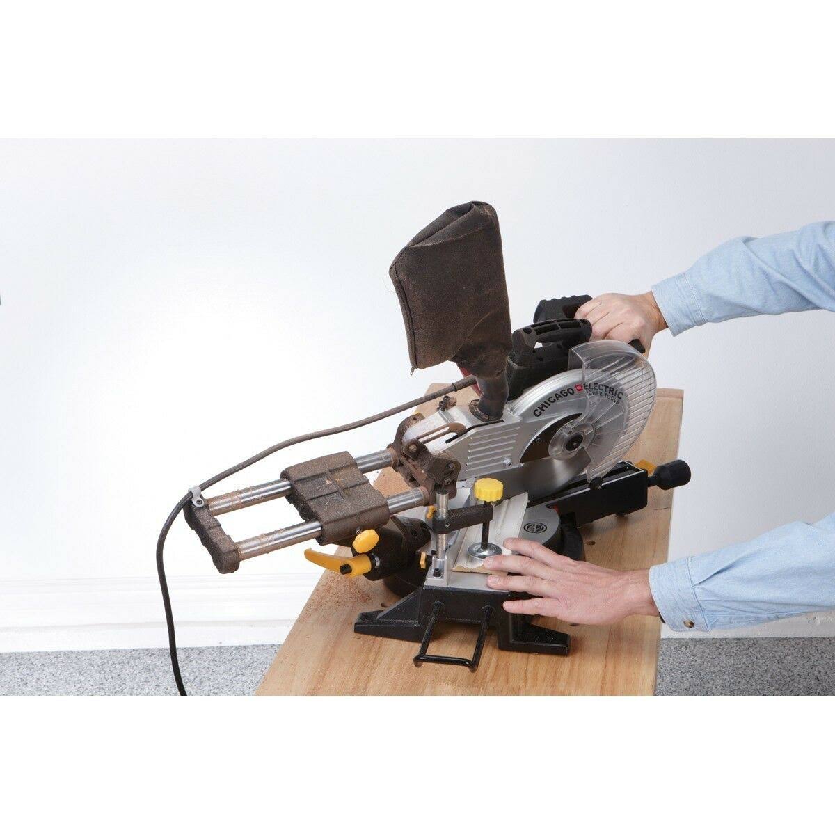 Chicago Electric 10 in. Sliding Compound Miter Saw 98199 F957