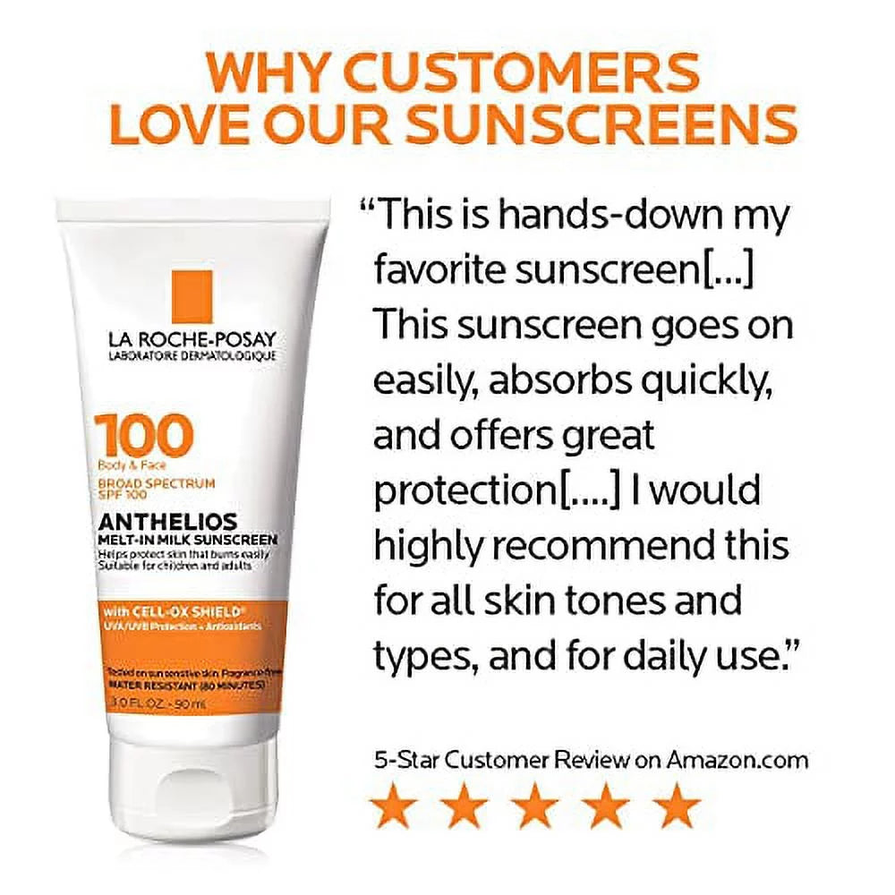 La Roche-Posay Anthelios Melt-in Milk Sunscreen SPF 100 3oz Y729