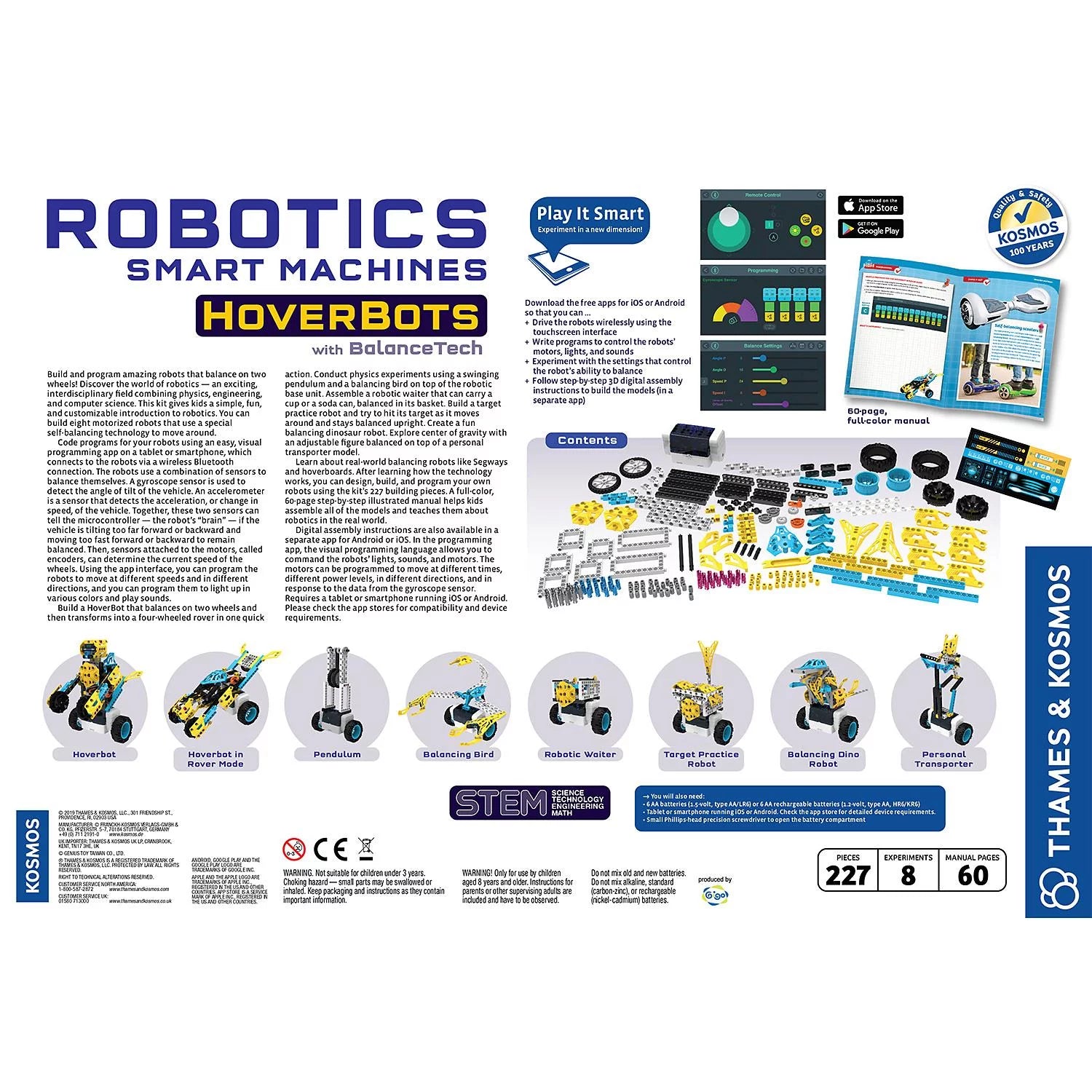Thames and Kosmos Robotics Smart Machines HoverBots R299