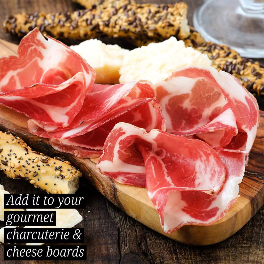 Italian Coppa Piacentina DOP Dry-Cured Pork Shoulder by La Salameria 2lb L3249