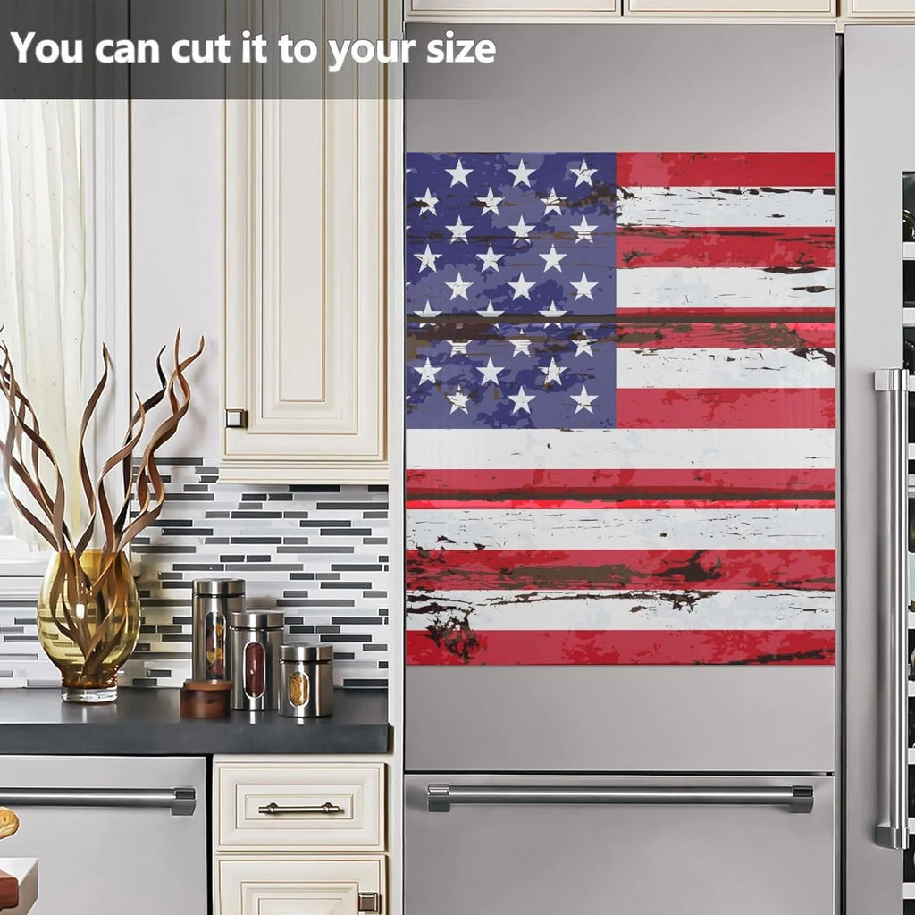 GZHJMY American Flag Dishwasher Magnet Cover 23" x 26" K9398