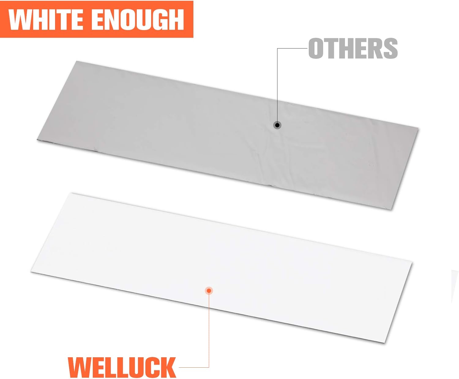 WELLUCK RV Roof Tape Sealant, 6 Inch x 50 Foot, Natural White, Pack of 2 W189