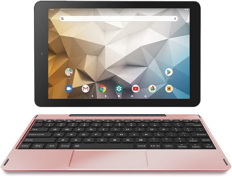 RCA Tablet 10" Quad-Core 2GB RAM 32GB with Detachable Keyboard Android 9 Pie Lavender O996513