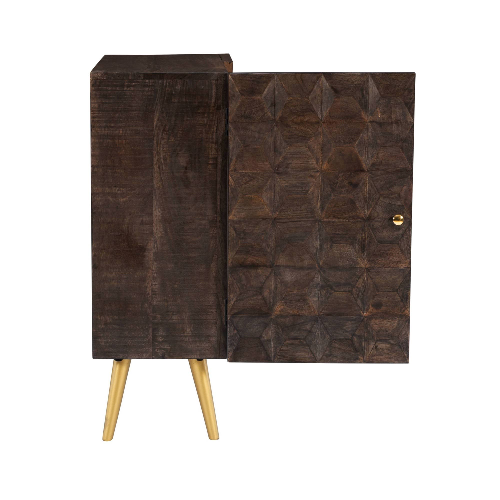 Tandy 2 Door Cabinet Brown by Powell Company F4035