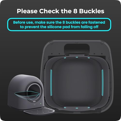 TYPro Self Cleaning Cat Litter Box Automatic with APP Control Dark Grey E189