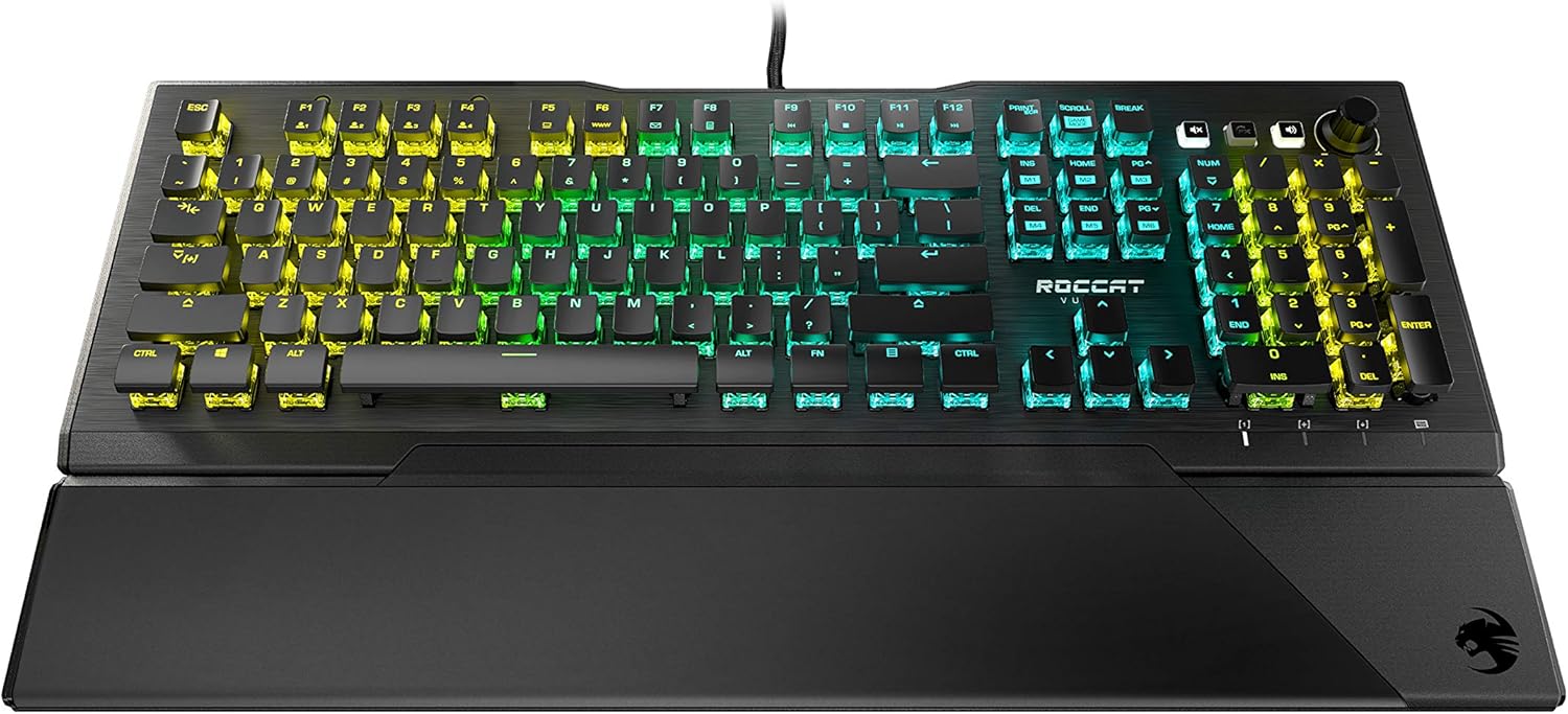 ROCCAT Vulcan Pro Tactile Optical PC Gaming Keyboard, Titan Switch, Full Size, Black C7970