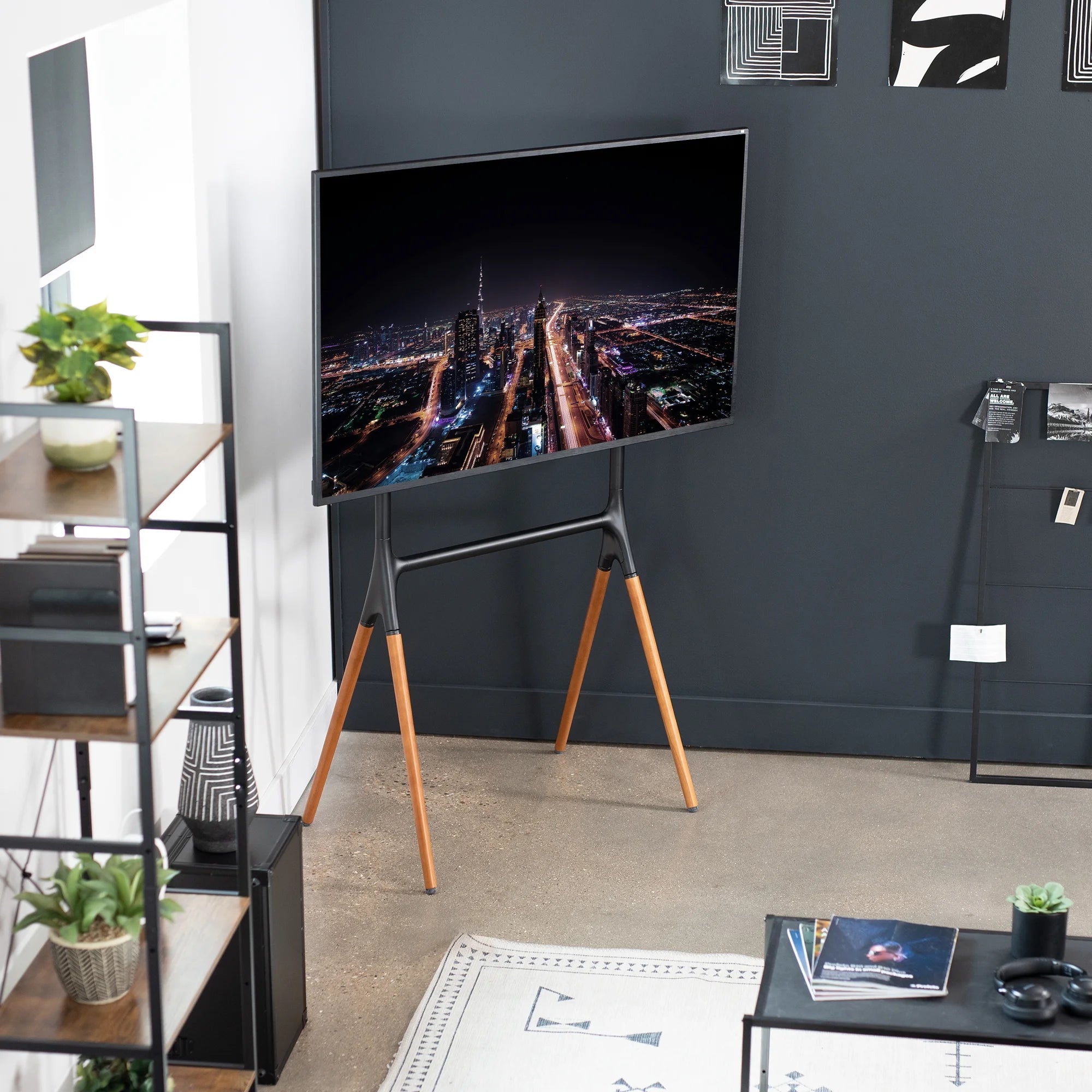 VIVO Easel Studio TV Adjustable Floor Stand for 49" to 70" Screens A5453