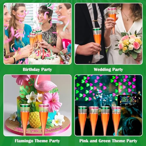 36 Pcs Plastic Champagne Flutes 4.5 oz Clear Toasting Glasses for Party V61372
