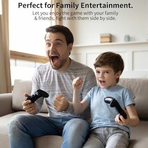 Wireless Retro Game Console with Dual 2.4G Controllers, 64GB V41366