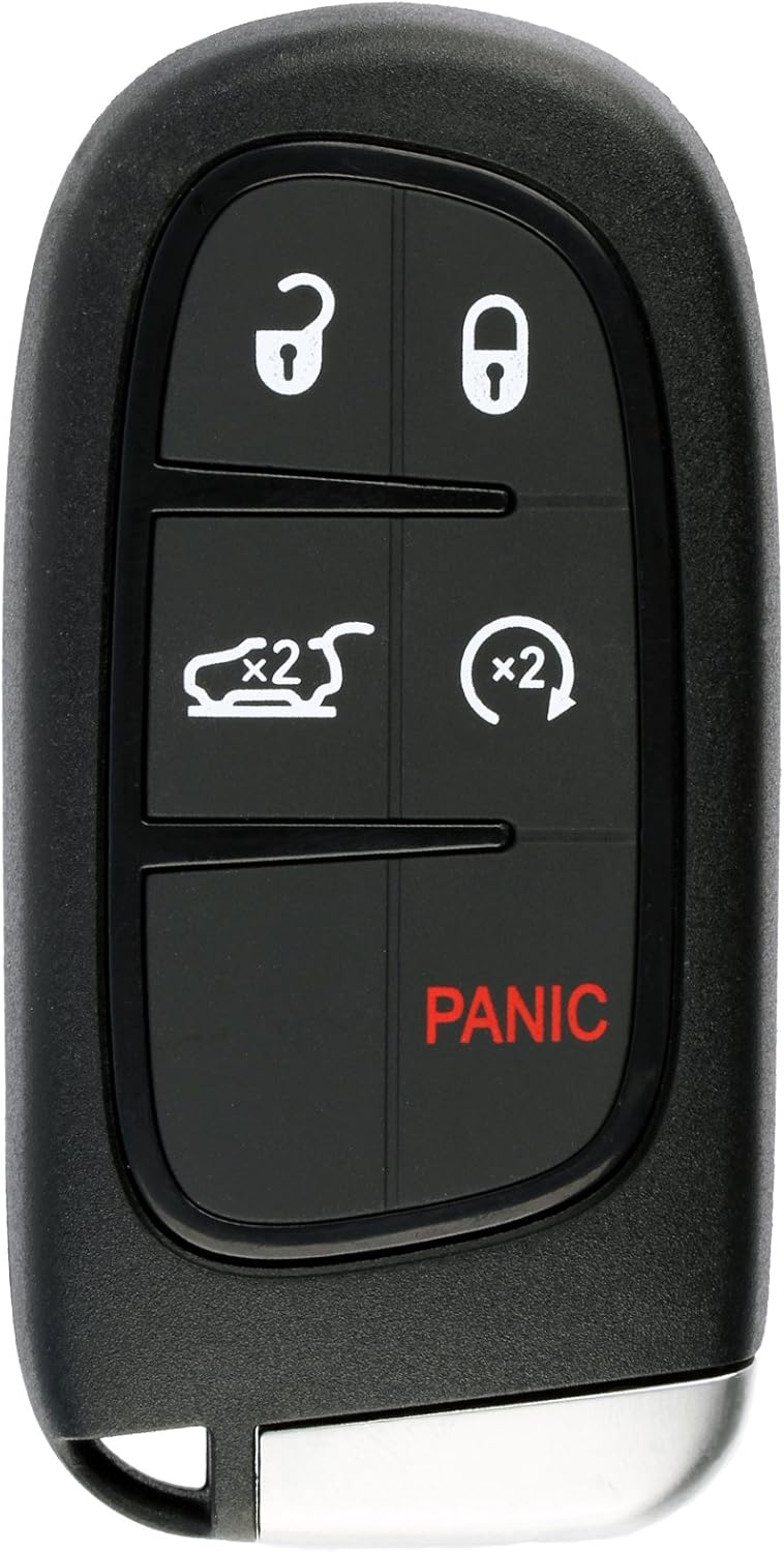 KeylessOption Smart Car Key Fob for Jeep Cherokee GQ4-54T, Pack of 2 J881