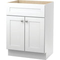 Sunco Bath Vanity Base Cabinet, 24Wx34-1/2Hx18D, White Finish