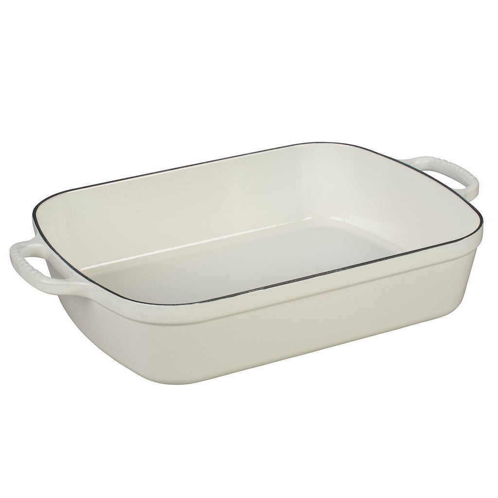 Le Creuset Cast Iron Signature Roaster, Licorice, 7 qt. W990