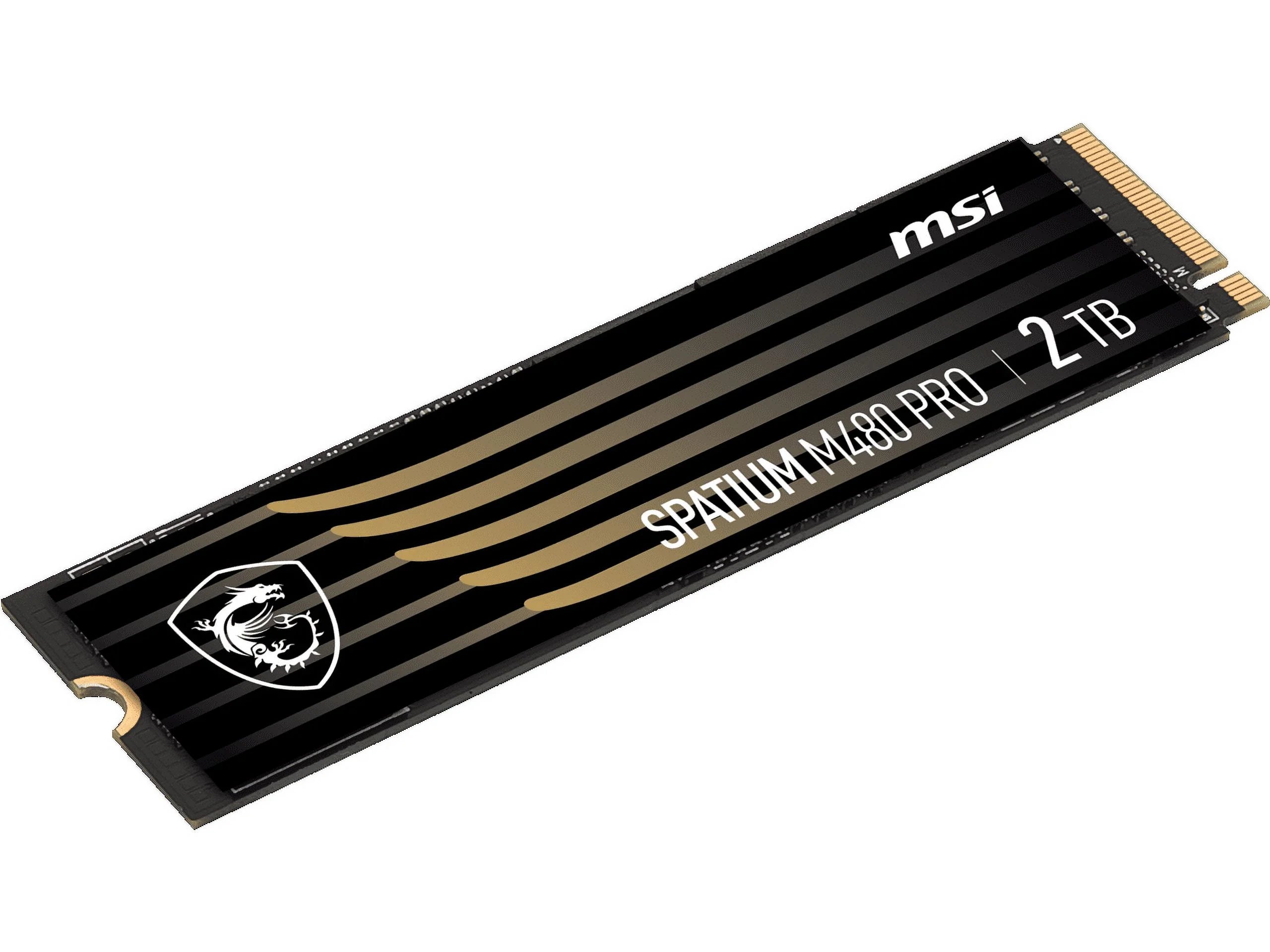 MSI SPATIUM M480 PRO 2TB PCIe 4.0 NVMe M.2 SSD Y44421